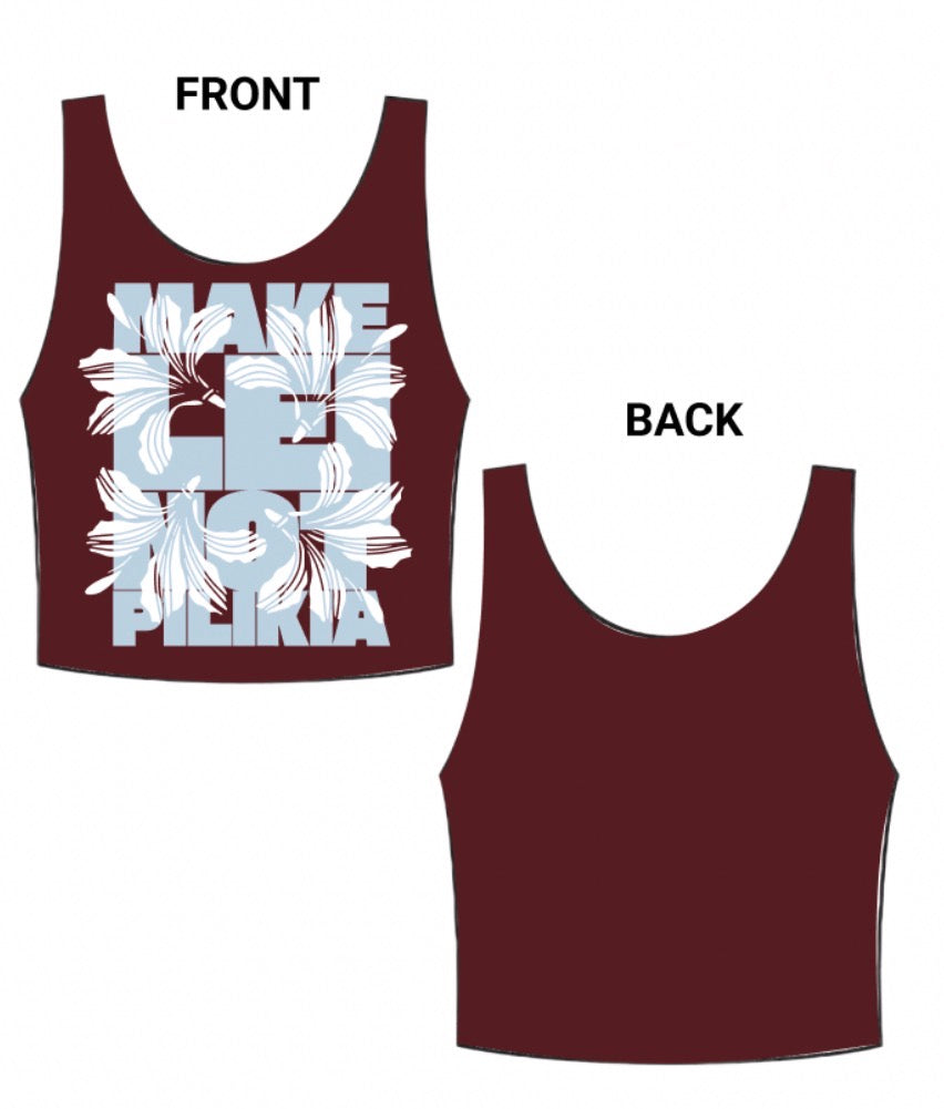 Maroon Make Lei Tank