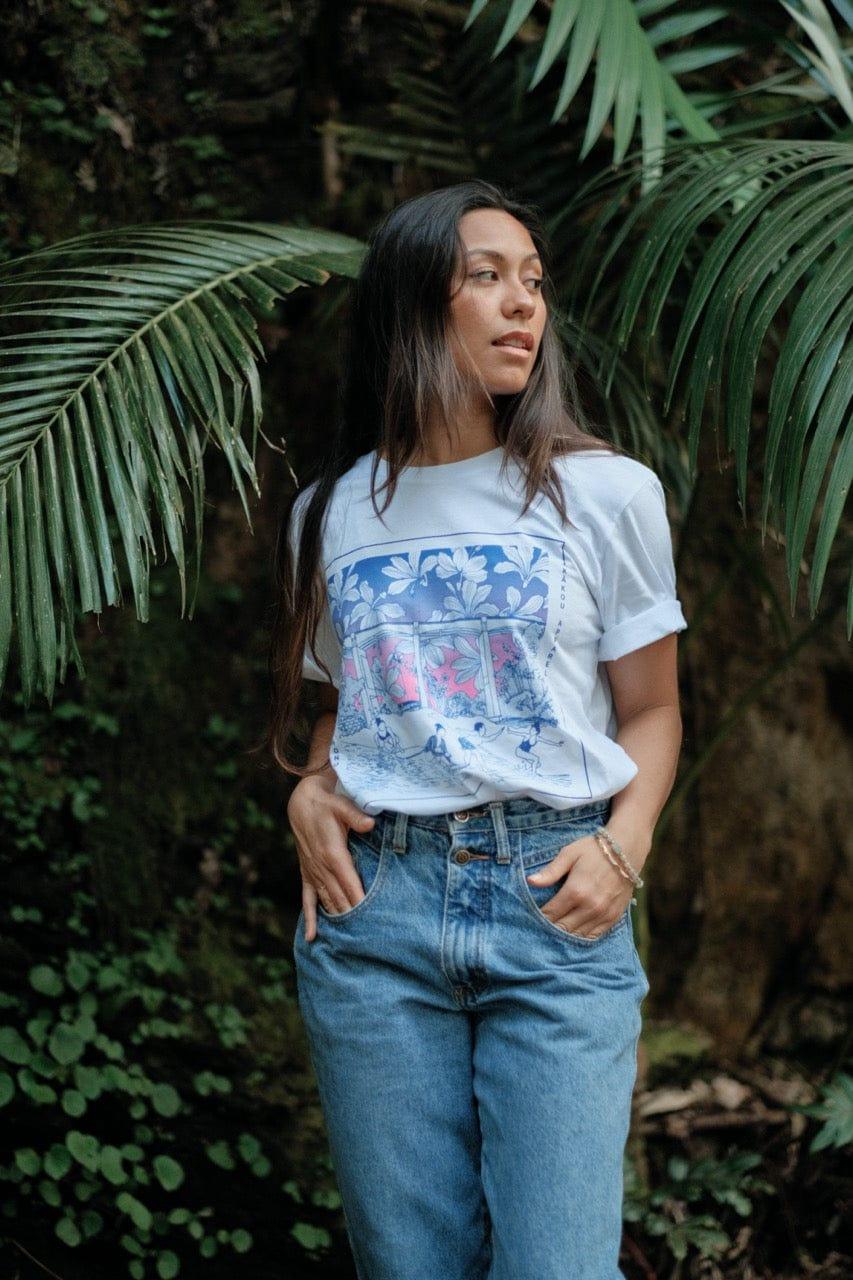 Honoli'i Party Wave T-Shirt in Hau