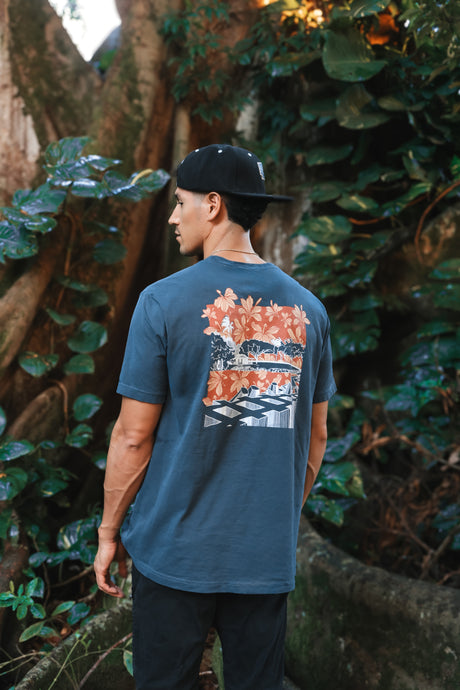 Pohoiki T-Shirt in Indigo