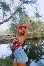 Load image into Gallery viewer, Naupaka Satin Scarf