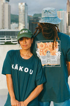 'Iolani Palace T-Shirt in Hohonu Blue