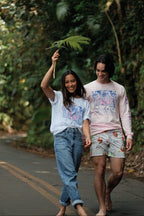 Honoli'i Party Wave T-Shirt in Pink Lemonade