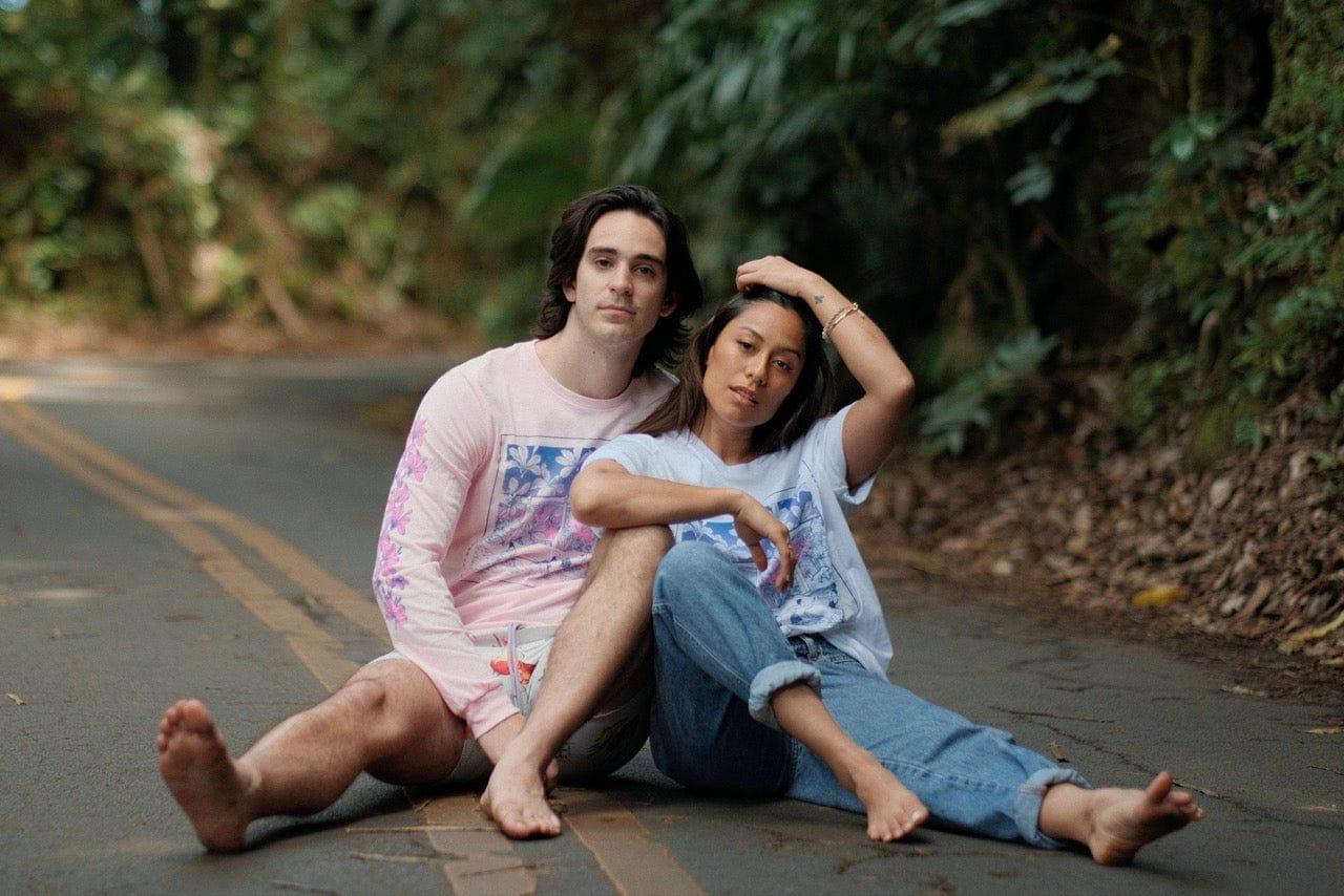 Honoli'i Party Wave T-Shirt in Pink Lemonade