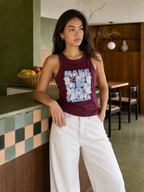 Maroon Make Lei Tank