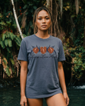 Long Live Hula Anthurium in Navy