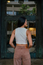 The Antherium Edit Tank in Cream