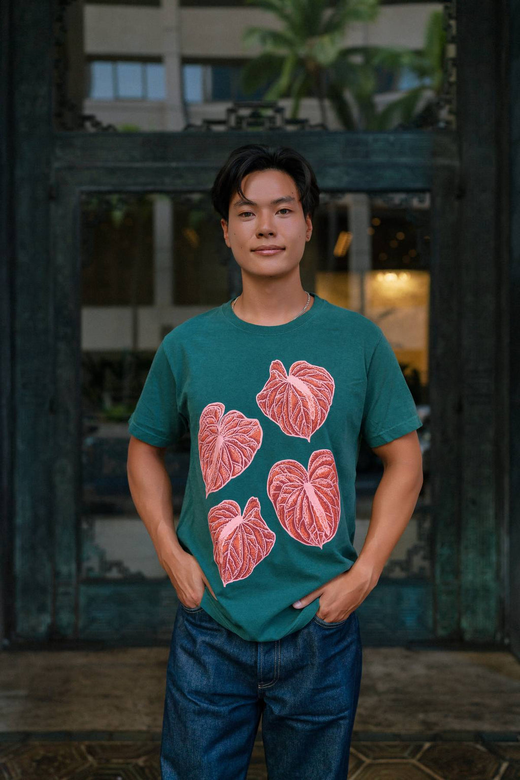 The Antherium Edit T-Shirt in Forest