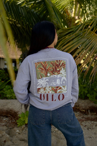 Mauna on my mind Crewneck Sweater in Lehu