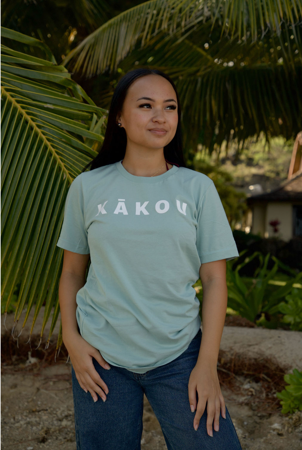 Downtown Hilo T-Shirt in Seaglass