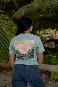 Downtown Hilo T-Shirt in Seaglass