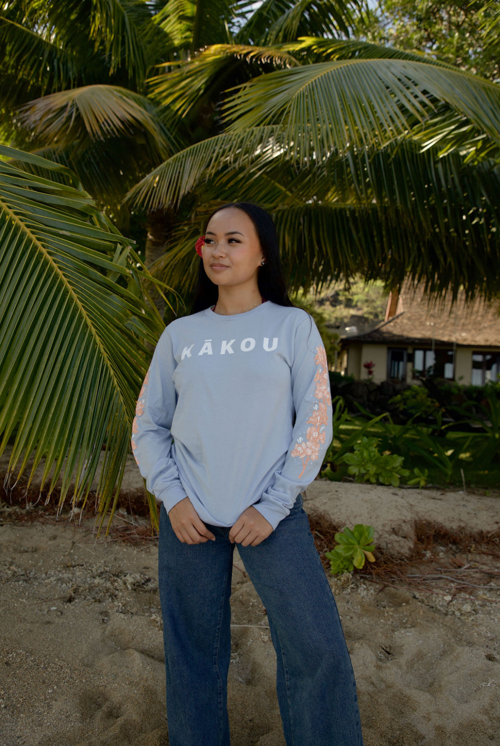 Downtown Hilo Long Sleeve in Sky