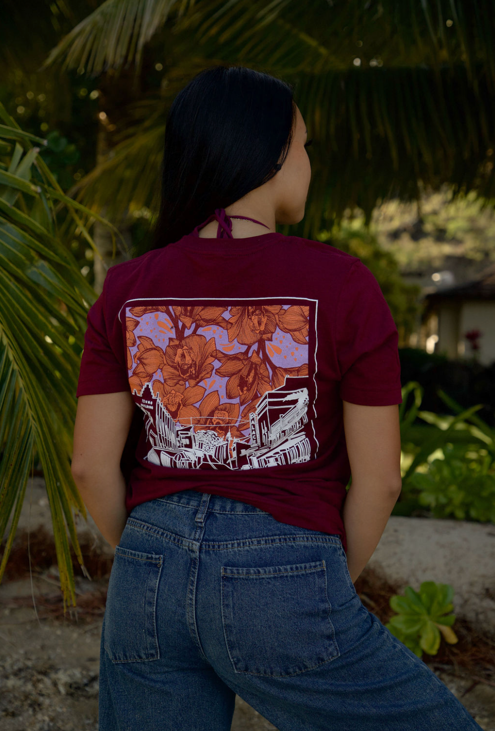 Downtown Hilo T-Shirt in Wana