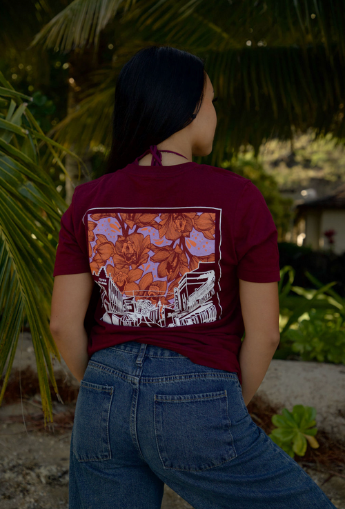 Downtown Hilo T-Shirt in Wana