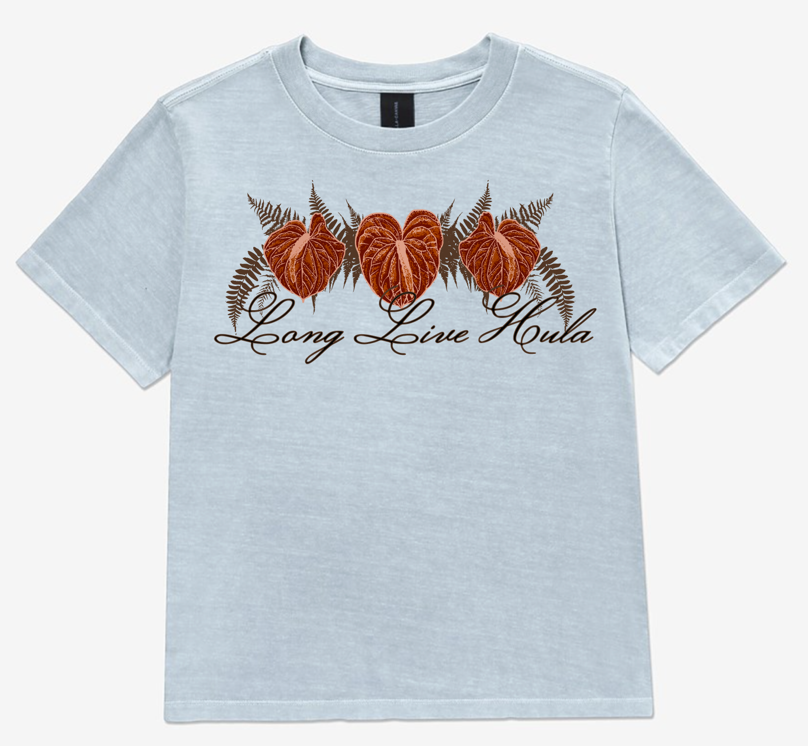 Long Live Hula Anthurium in Sky Blue