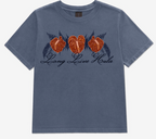 Long Live Hula Anthurium in Navy