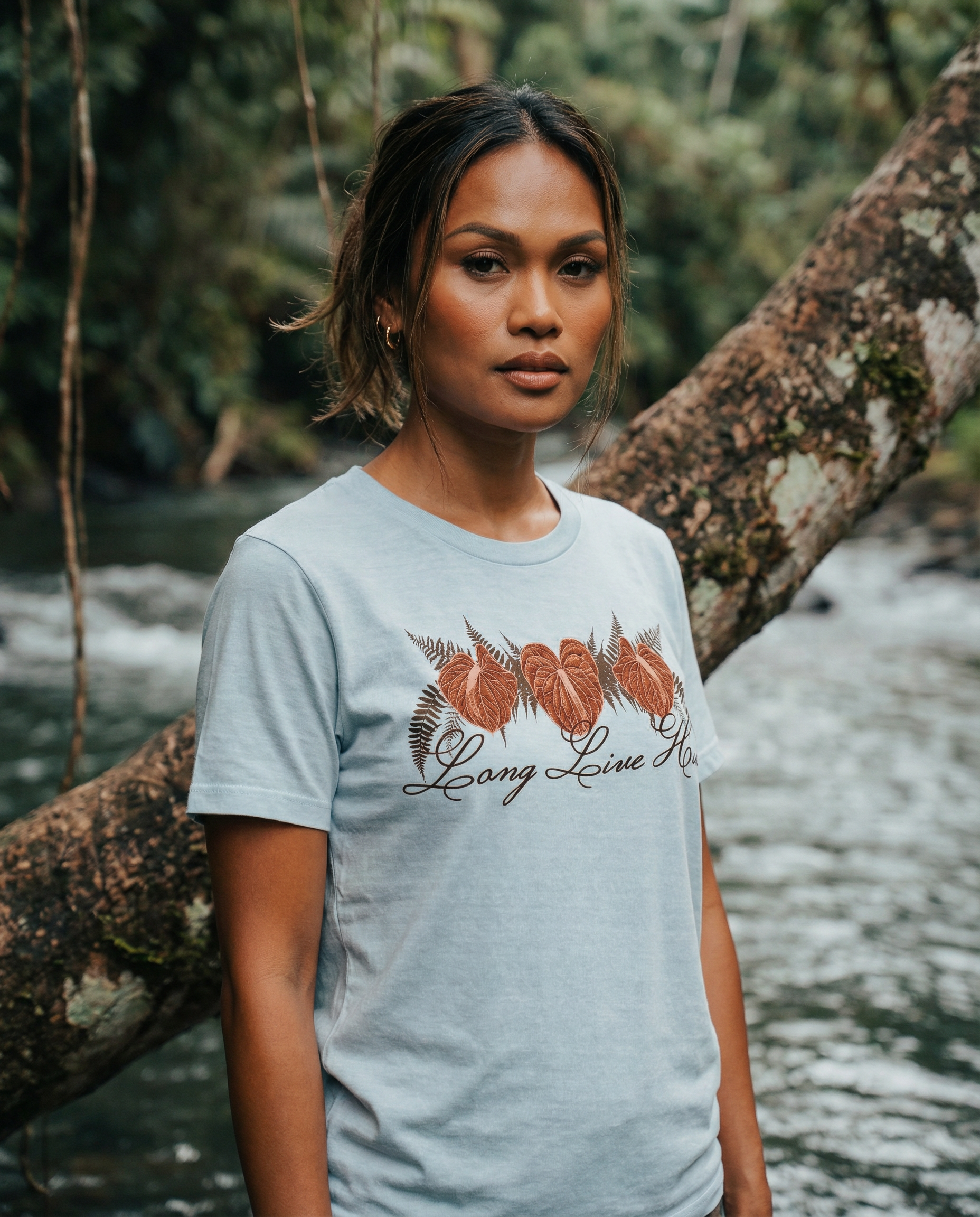 Long Live Hula Anthurium in Sky Blue